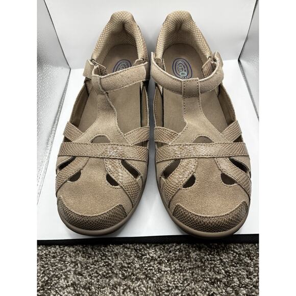 Orthofeet Women Orthopedic Leather Juno Closed-Toe Sandals Beige Sz 10.5 X-WIDE - Picture 5 of 9